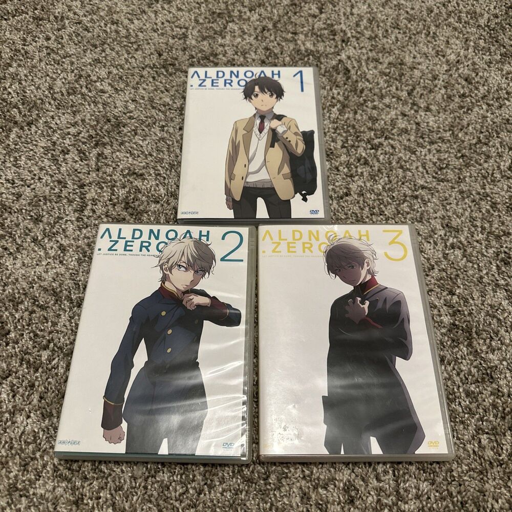 Aldnoah Zero Volume 1, 2, 3 Aniplex DVD Anime Series English